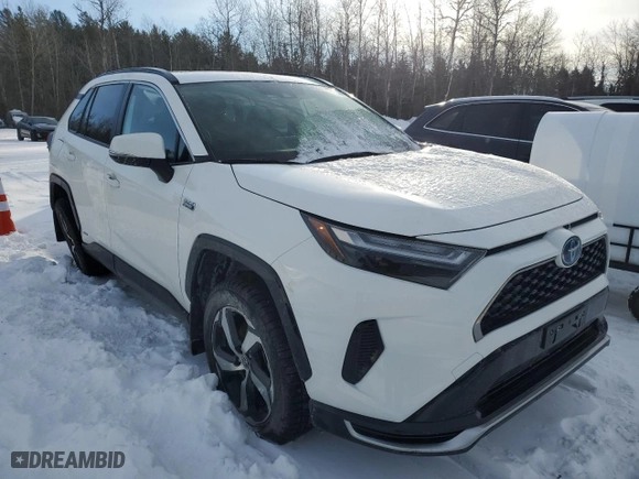 2024 Toyota RAV4 Prime XSE with VIN JTMGB3FV4RD226075, listed as a Copart auction lot 42387805 with NaN miles and Salvage Title. Bid and sale history available at carsss.com. Image 4.