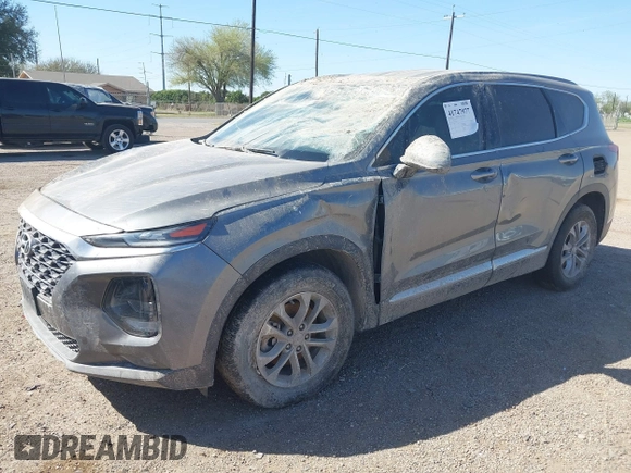2019 Hyundai Santa Fe SEL with VIN 5NMS33AD0KH078624, listed as a IAAI auction lot 41747977 with 98,507 mi miles. Bid and sale history available at carsss.com. Image 17.