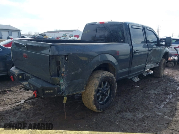 2017 Ford F-150 XL with VIN 1FTFW1EG6HKE03209, listed as a IAAI auction lot 41672184 with 116,078 mi miles. Bid and sale history available at carsss.com. Image 4.