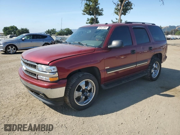 2005 Chevrolet Tahoe LS with VIN 1GNEC13V45J153497, listed as a Copart auction lot 60487565 with 269,536 mi miles and Salvage title. Bid and sale history available at DreamBid. Image 1.