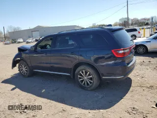 2017 Dodge Durango SXT with VIN 1C4RDJAG6HC937460, listed as a Copart auction lot 53432745 with 135,383 mi miles and Salvage Title. Bid and sale history available at DreamBid. Image 2.