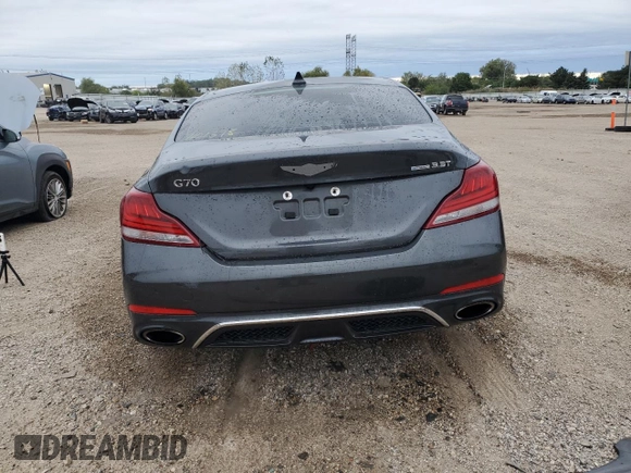 2019 Genesis G70 Design with VIN KMTG34LE2KU021868, listed as a Copart auction lot 73151094 with 68,466 mi miles and Salvage Title. Bid and sale history available at DreamBid. Image 6.