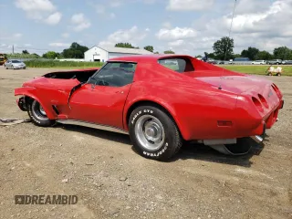 1976 Chevrolet Corvette with VIN 1Z37L6S438793, listed as a Copart auction lot 64010045 with 31,305 mi miles and Salvage title. Bid and sale history available at DreamBid. Image 2.