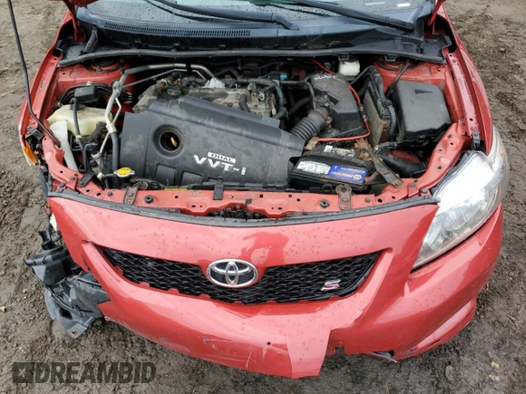 2010 Toyota Corolla with VIN 2T1BU4EE0AC445841, listed as a Copart auction lot 79291374 with 252,201 mi miles and Salvage Title. Bid and sale history available at carsss.com. Image 12.