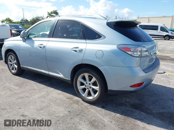 2010 Lexus RX 350 with VIN JTJZK1BA0A2403749, listed as a IAAI auction lot 42708297 with 133,999 mi miles and . Bid and sale history available at DreamBid. Image 3.