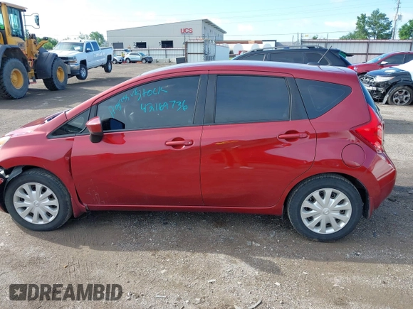 2016 Nissan Note SV with VIN 3N1CE2CP5GL380617, listed as a IAAI auction lot 42169736 with 56,116 mi miles and . Bid and sale history available at DreamBid. Image 14.