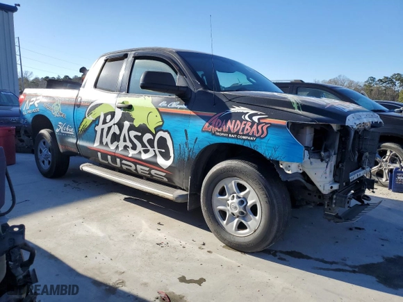 2007 Toyota Tundra SR5 with VIN 5TFRV54157X010114, listed as a Copart auction lot 48034815 with 369,344 mi miles and Salvage Title. Bid and sale history available at carsss.com. Image 4.