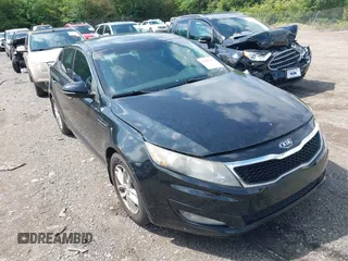 2013 Kia Optima LX with VIN 5XXGM4A75DG248643, listed as a IAAI auction lot 42185470 with 201,860 mi miles. Bid and sale history available at carsss.com. Image 1.