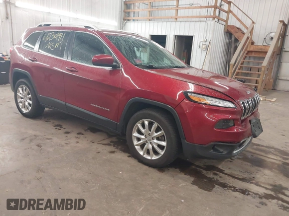 2016 Jeep Cherokee Limited with VIN 1C4PJMDB0GW337600, listed as a IAAI auction lot 42301911 with 163,441 mi miles and . Bid and sale history available at DreamBid. Image 1.