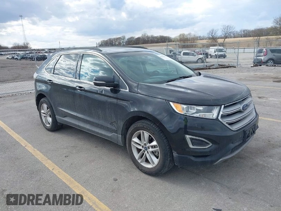 2015 Ford Edge SEL with VIN 2FMTK3J94FBB47320, listed as a IAAI auction lot 41982477 with 136,005 mi miles. Bid and sale history available at carsss.com. Image 1.