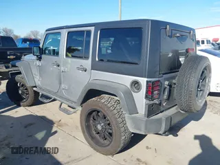 2017 Jeep Wrangler Unlimited Sport with VIN 1C4BJWDG1HL709191, listed as a IAAI auction lot 41360554 with 64,527 mi miles. Bid and sale history available at carsss.com. Image 3.