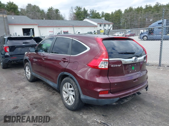 2015 Honda CR-V EX with VIN 2HKRM4H50FH649604, listed as a IAAI auction lot 41877999 with 76,196 mi miles and . Bid and sale history available at DreamBid. Image 3.