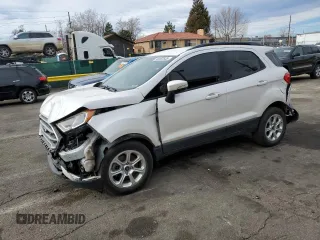 2019 Ford EcoSport SE with VIN MAJ6S3GLXKC257566, listed as a Copart auction lot 50397535 with 129,356 mi miles and Clean Title. Bid and sale history available at carsss.com. Image 1.
