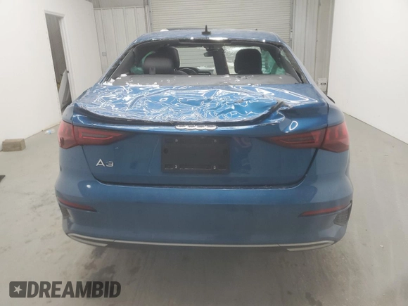 2023 Audi A3 Premium z VIN WAUAUDGY7PA070852, wystawiony jako Copart lot #42019815 z przebiegiem Nie podano mil oraz Czysty tytuł • Clean title. Historia ofert i sprzedaży dostępna na DreamBid. Obrazek 6.