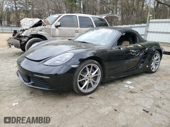 2019 Porsche 718 Boxster z VIN WP0CA2A87KS210483, wystawiony jako Copart lot #47859754 z przebiegiem 7 802 mil mil oraz . Historia ofert i sprzedaży dostępna na DreamBid. Obrazek 1.