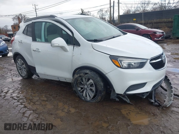 2018 Buick Encore Preferred with VIN KL4CJASB3JB627483, listed as a IAAI auction lot 41717800 with 40,283 mi miles and . Bid and sale history available at DreamBid. Image 1.
