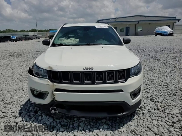 2021 Jeep Compass 80th Anniversary with VIN 3C4NJCEB4MT604075, listed as a Copart auction lot 52258645 with 78,510 mi miles and Non Repairable. Bid and sale history available at carsss.com. Image 11.