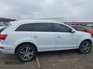 2015 Audi Q7 Premium Plus with VIN WA1LGAFE7FD030822, listed as a IAAI auction lot 41957888 with 116,476 mi miles and . Bid and sale history available at DreamBid. Image 13.