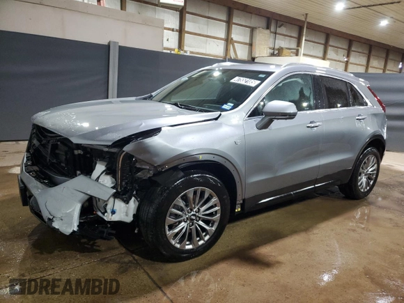 2024 Cadillac XT4 FWD Premium Luxury with VIN 1GYFZCR48RF141684, listed as a Copart auction lot 47552185 with 26,958 mi miles and Clean title. Bid and sale history available at DreamBid. Image 1.