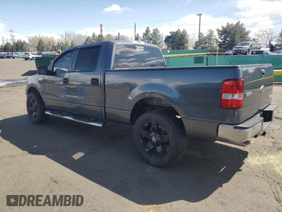 2007 Ford F-150 XLT with VIN 1FTPW14V17KC39418, listed as a Copart auction lot 51781705 with 151,304 mi miles and Salvage Title. Bid and sale history available at carsss.com. Image 2.