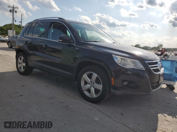 2010 Volkswagen Tiguan S with VIN WVGAV7AX4AW514812, listed as a Copart auction lot 53713245 with 108,009 mi miles and Salvage title. Bid and sale history available at DreamBid. Image 4.