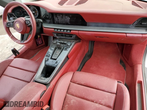 2021 Porsche 911 Carrera with VIN WP0AA2A9XMS205961, listed as a Copart auction lot 51911995 with 47,393 mi miles and Non Repairable. Bid and sale history available at carsss.com. Image 8.
