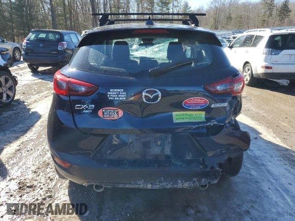 2019 Mazda CX-3 Sport with VIN JM1DKFB7XK1449515, listed as a Copart auction lot 46509455 with 93,699 mi miles and Salvage Title. Bid and sale history available at carsss.com. Image 6.