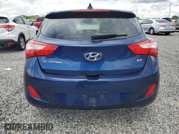 2013 Hyundai Elantra GT with VIN KMHD35LE3DU106191, listed as a Copart auction lot 74074794 with 0 mi miles and Salvage Title. Bid and sale history available at carsss.com. Image 6.