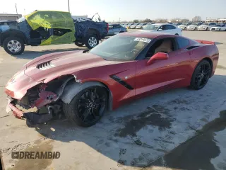 2014 Chevrolet Corvette Z51 2LT with VIN 1G1YK2D71E5118710, listed as a Copart auction lot 43344675 with 70,057 mi miles and Salvage title. Bid and sale history available at DreamBid. Image 1.