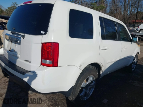 2012 Honda Pilot EX with VIN 5FNYF4H48CB067449, listed as a IAAI auction lot 41139600 with Not Provided miles. Bid and sale history available at carsss.com. Image 4.
