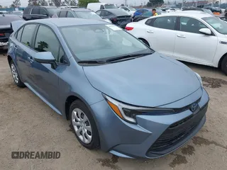 2023 Toyota Corolla Hybrid LE with VIN JTDBCMFE8PJ013271, listed as a IAAI auction lot 42099797 with 14,080 mi miles and . Bid and sale history available at carsss.com. Image 1.