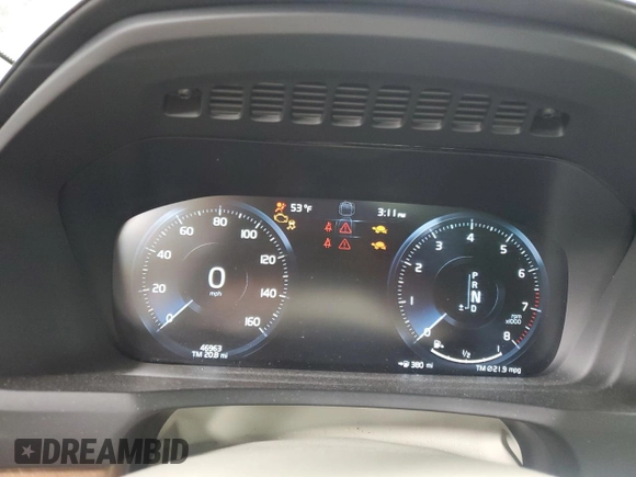 2017 Volvo XC90 Inscription with VIN YV4A22PL0H1150106, listed as a Copart auction lot 50368915 with 46,963 mi miles and Salvage Title. Bid and sale history available at carsss.com. Image 9.