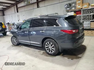 2013 Infiniti JX35 with VIN 5N1AL0MM8DC337251, listed as a Copart auction lot 72760754 with 156,741 mi miles and Salvage Title. Bid and sale history available at carsss.com. Image 2.
