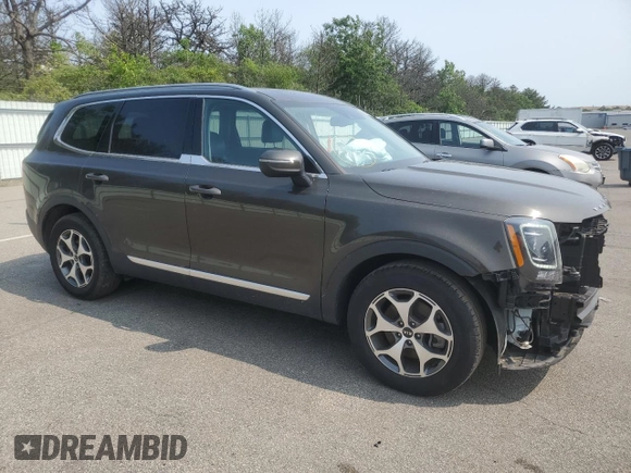 2020 Kia Telluride EX z VIN 5XYP3DHC3LG090304, wystawiony jako Copart lot #59858385 z przebiegiem 47 469 mil mil oraz Szkoda całkowita • Salvage title. Historia ofert i sprzedaży dostępna na DreamBid. Obrazek 4.