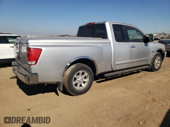 2004 Nissan Titan SE with VIN 1N6AA06AX4N506104, listed as a Copart auction lot 76545534 with 174,129 mi miles and Salvage Title. Bid and sale history available at carsss.com. Image 3.