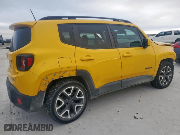 2018 Jeep Renegade Altitude with VIN ZACCJABB1JPH12561, listed as a Copart auction lot 60659245 with 39,562 mi miles and Salvage title. Bid and sale history available at DreamBid. Image 3.