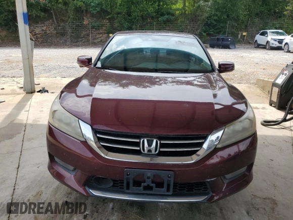 2014 Honda Accord Touring with VIN 1HGCR3F99EA021734, listed as a Copart auction lot 59976805 with 141,020 mi miles and Salvage title. Bid and sale history available at DreamBid. Image 5.