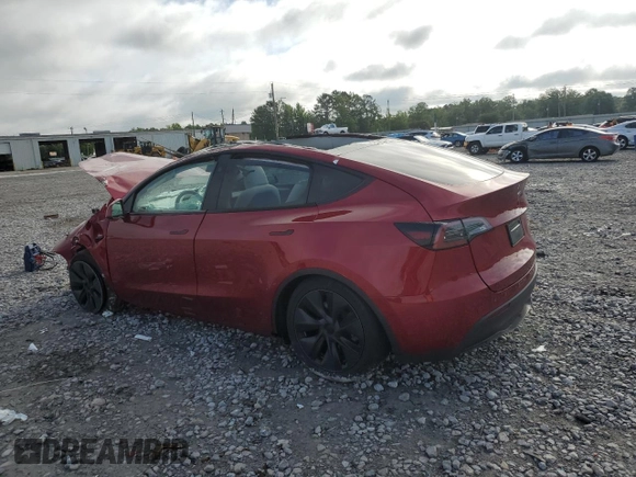2024 Tesla Model Y with VIN 7SAYGDED2RA331985, listed as a Copart auction lot 60240705 with Not provided miles and Salvage title. Bid and sale history available at DreamBid. Image 2.