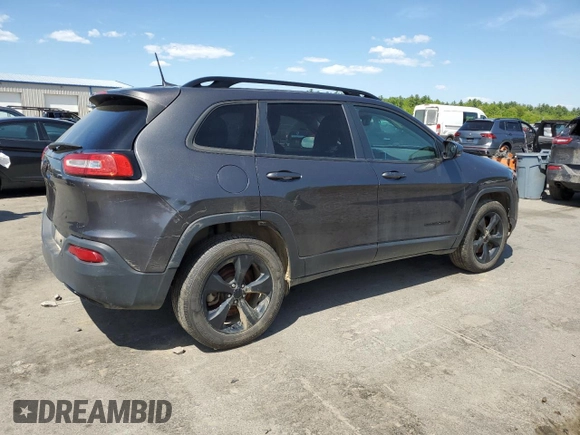 2017 Jeep Cherokee Limited with VIN 1C4PJMDB8HW544379, listed as a Copart auction lot 58722105 with 145,291 mi miles and Salvage title. Bid and sale history available at DreamBid. Image 3.
