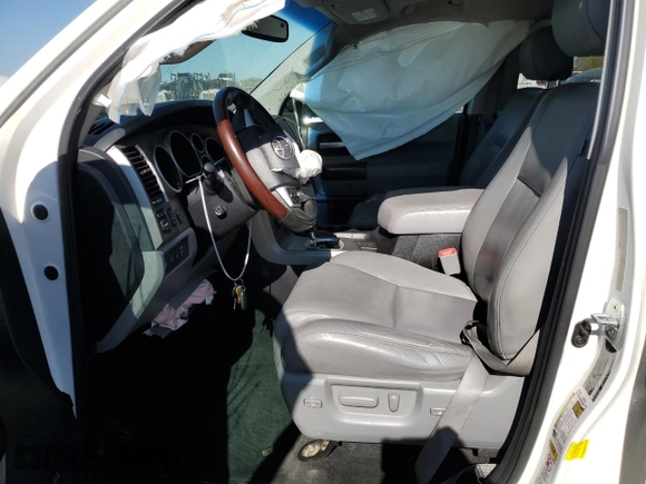 2016 Toyota Sequoia Platinum with VIN 5TDDW5G12GS132261, listed as a Copart auction lot 71870483 with 0 mi miles and Salvage Title. Bid and sale history available at carsss.com. Image 7.