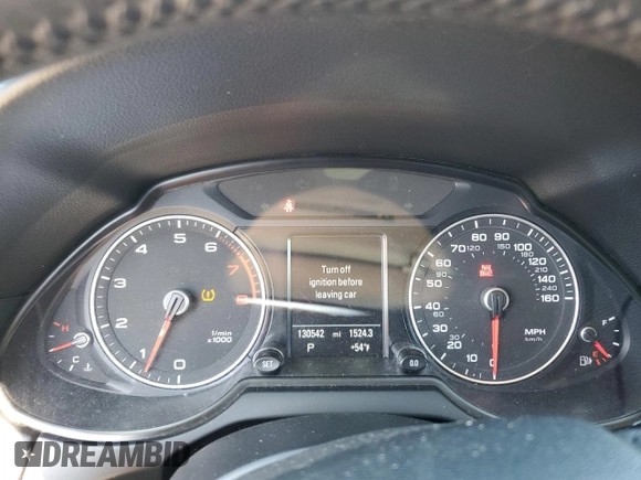 2014 Audi Q5 Premium Plus with VIN WA1LFAFP6EA037491, listed as a Copart auction lot 53580425 with 130,542 mi miles and Salvage Title. Bid and sale history available at carsss.com. Image 9.