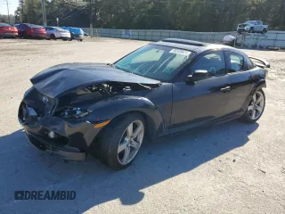 2006 Mazda RX-8 with VIN JM1FE173760200481, listed as a Copart auction lot 80189924 with 180,086 mi miles and Salvage Title. Bid and sale history available at carsss.com. Image 1.