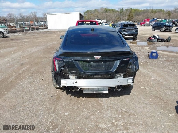 2024 Cadillac CT5-V with VIN 1G6DV5RWXR0105314, listed as a IAAI auction lot 41727296 with 12,790 mi miles. Bid and sale history available at carsss.com. Image 16.