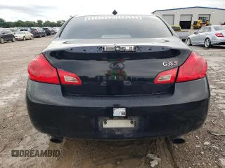 2008 Infiniti G35 Journey with VIN JNKBV61E68M219832, listed as a Copart auction lot 59196895 with Not provided miles and Salvage title. Bid and sale history available at DreamBid. Image 6.