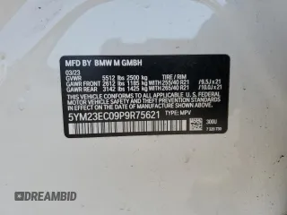 2023 BMW X4 M z VIN 5YM23EC09P9R75621, wystawiony jako Copart lot #68015164 z przebiegiem 23 121 mil mil oraz Szkoda całkowita • Salvage title. Historia ofert i sprzedaży dostępna na DreamBid. Obrazek 13.
