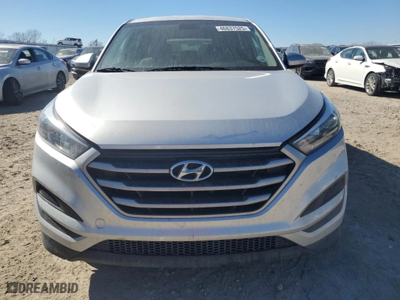 2018 Hyundai Tucson SE with VIN KM8J23A4XJU698642, listed as a Copart auction lot 46837525 with 53,846 mi miles and Salvage Title. Bid and sale history available at carsss.com. Image 5.