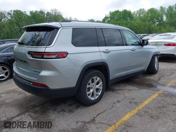 2023 Jeep Grand Cherokee Limited z VIN 1C4RJJBG8P8890280, wystawiony jako IAAI lot #42121395 z przebiegiem 42 983 mil mil oraz . Historia ofert i sprzedaży dostępna na DreamBid. Obrazek 4.