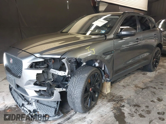 2018 Jaguar F-Pace 25t Premium with VIN SADCJ2FX8JA291504, listed as a IAAI auction lot 41218397 with 83,036 mi miles and . Bid and sale history available at DreamBid. Image 6.