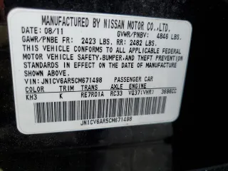 2012 Infiniti G37 x with VIN JN1CV6AR5CM671498, listed as a Copart auction lot 45935715 with 143,138 mi miles and Salvage Title. Bid and sale history available at carsss.com. Image 15.