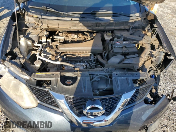 2015 Nissan Rogue SV with VIN KNMAT2MT5FP581765, listed as a Copart auction lot 84490954 with 112,949 mi miles and Salvage Title. Bid and sale history available at DreamBid. Image 11.